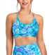 Spacefish Army Turtle Tie Dye Bikini Sports Bra Hybrid