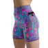 Spacefish Army Coral Kaleidoscope Shorts