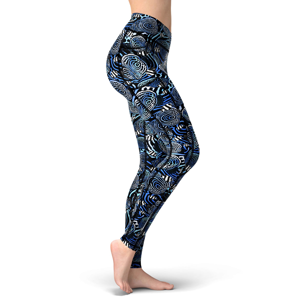 Spacefish Army Angelhypno Leggins
