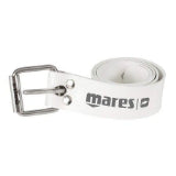 Mares Weight Belt Elastic w/Marseilles Stainless Steel-White