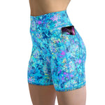 Spacefish Army Turtle Tie Dye Shorts