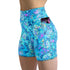Spacefish Army Turtle Tie Dye Shorts