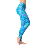 Spacefish Army Turtle Tie Dye Leggings