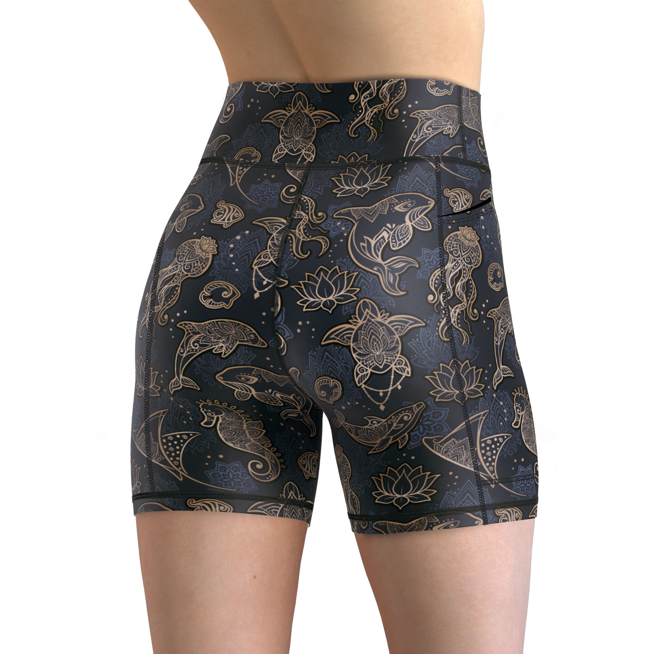 Spacefish Army Ocnmandala Shorts