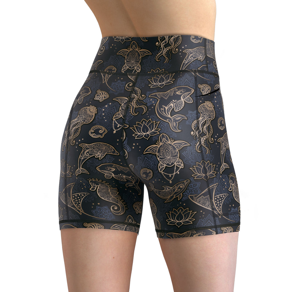 Spacefish Army Ocnmandala Shorts