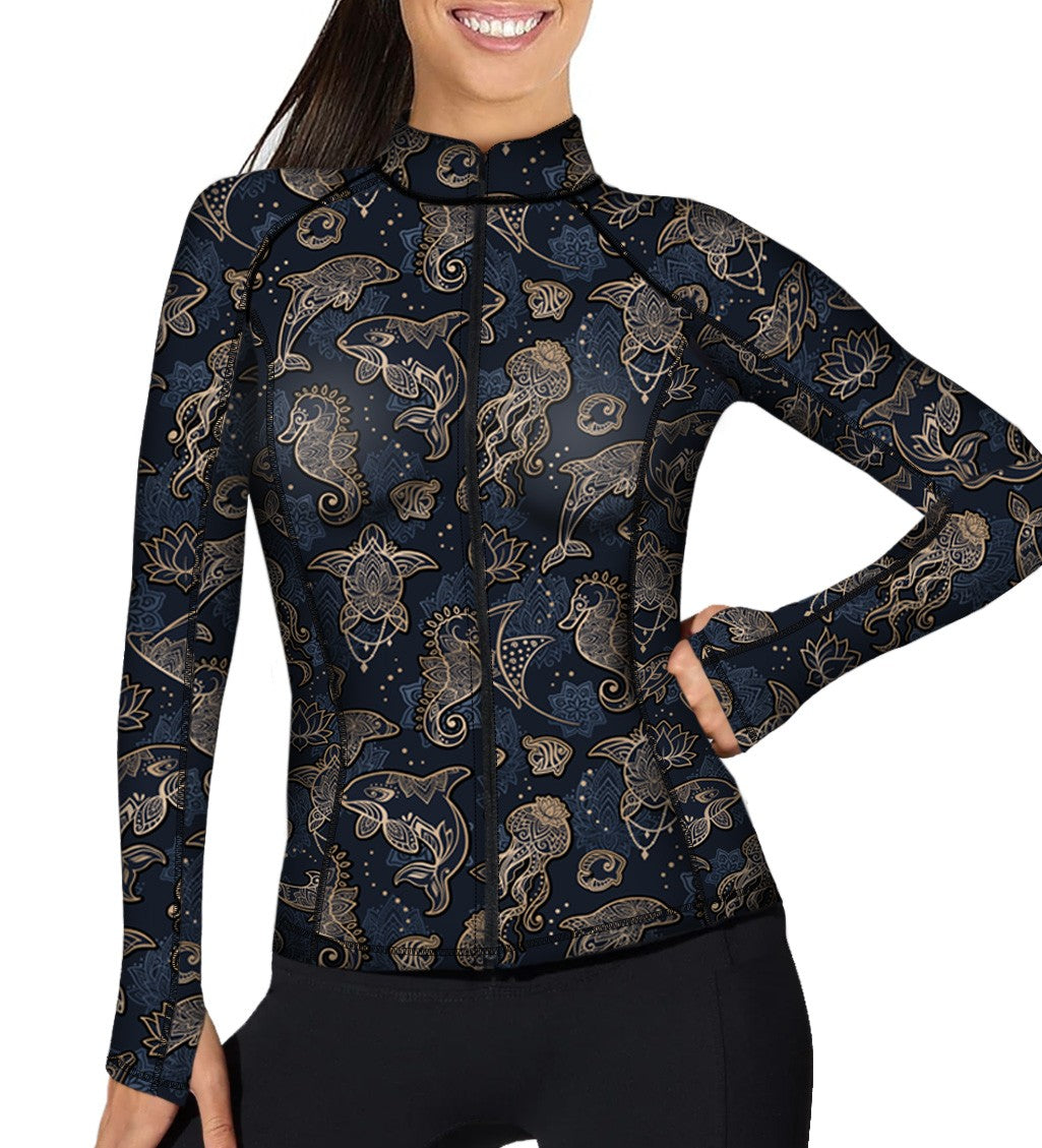 Spacefish Army Ocnmandala Rashguard Jacket