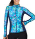 Spacefish Army Turtle Tie Dye Zip Up Rashguard